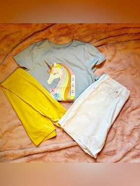 Girls Size 14 XL 3pc Clothing Bundle Cat & Jack Old Navy NWT/NWOT